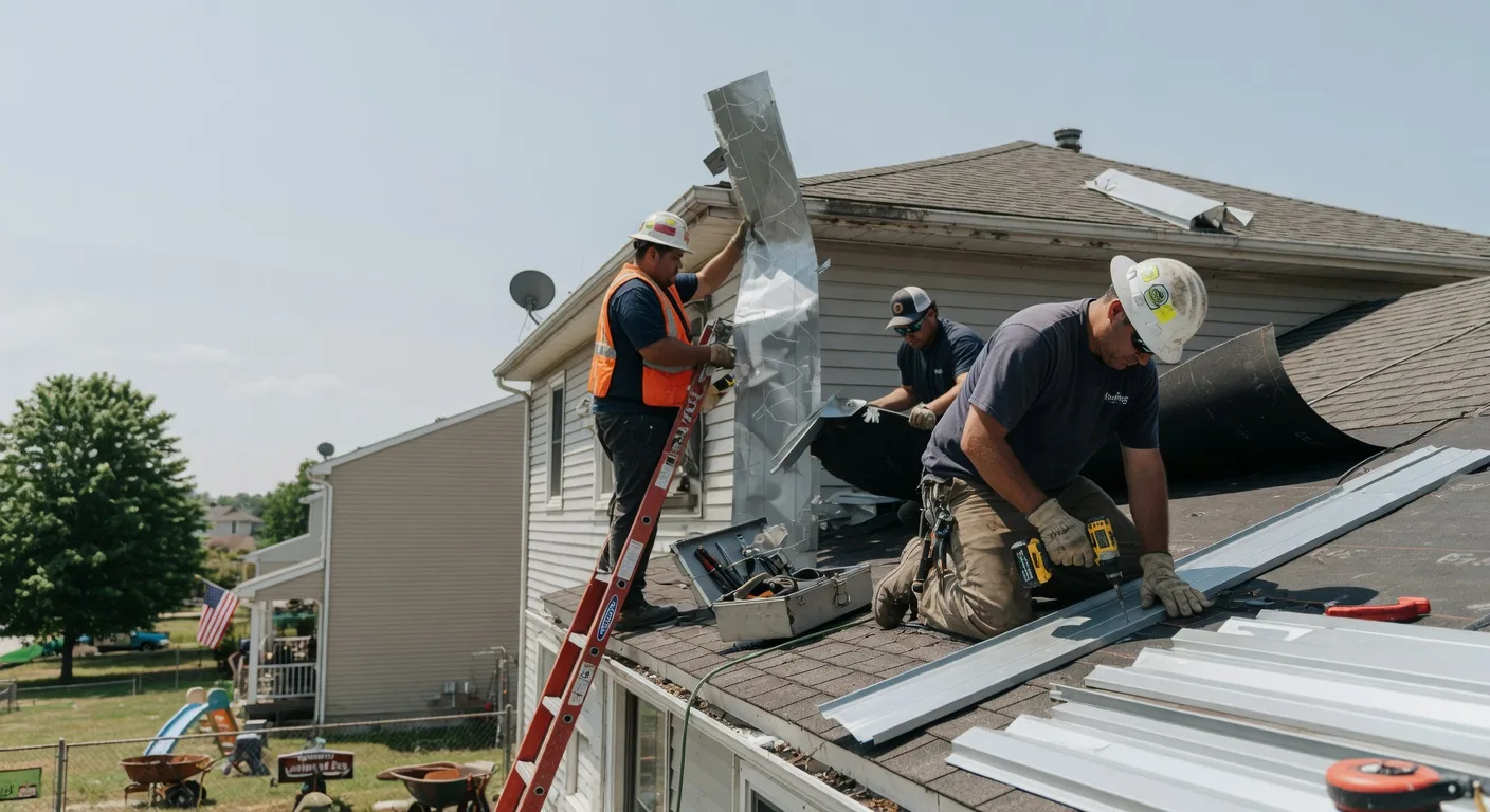 Metal Roof Repair in Harveysburg, OH